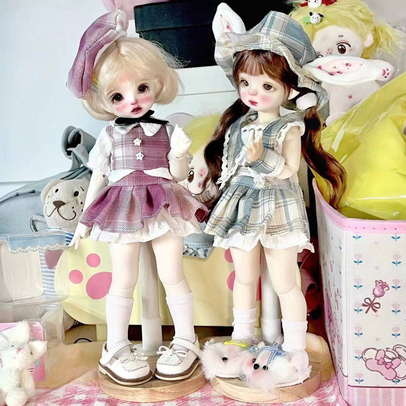 白菜价学院风bjd30公主厘米芭娃比娃娃洋娃娃换装衣服女孩玩具套