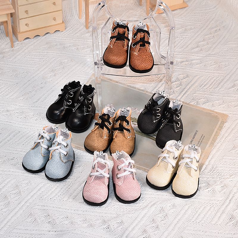 20cm娃鞋30厘米关节娃娃配件 20厘米棉花娃娃靴子EXO玩偶玩具皮靴