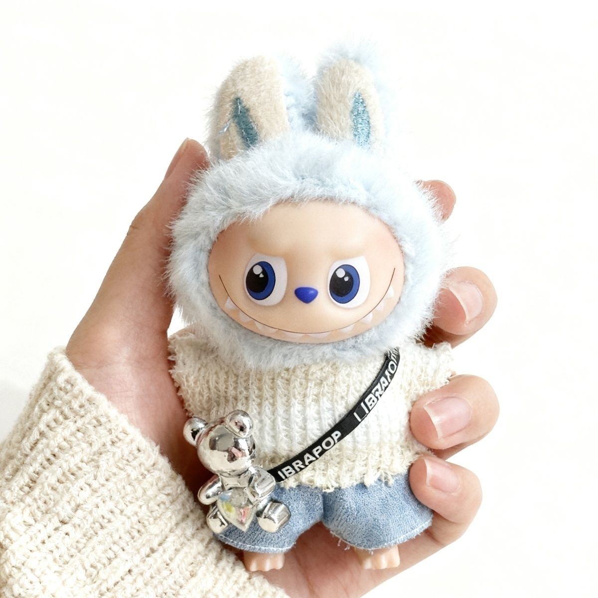 labubu四代娃衣迷你可爱布布4.0心底密码衣服毛衣套装10cm新款