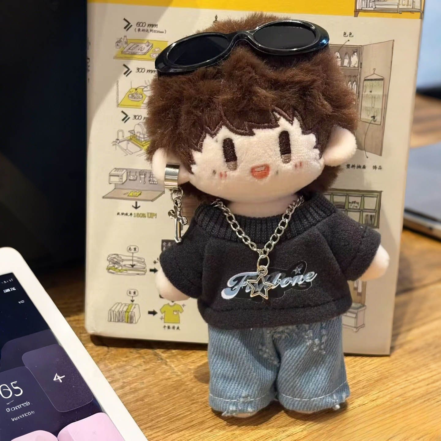 周可可娃衣周深魔法服装同款棉花娃服10cm套装16cm学院英伦风