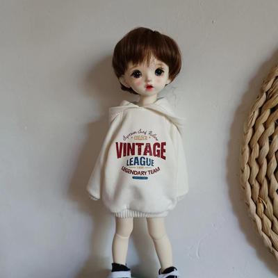 八分娃衣BJD娃娃卫衣8分字母卫衣6天内发货