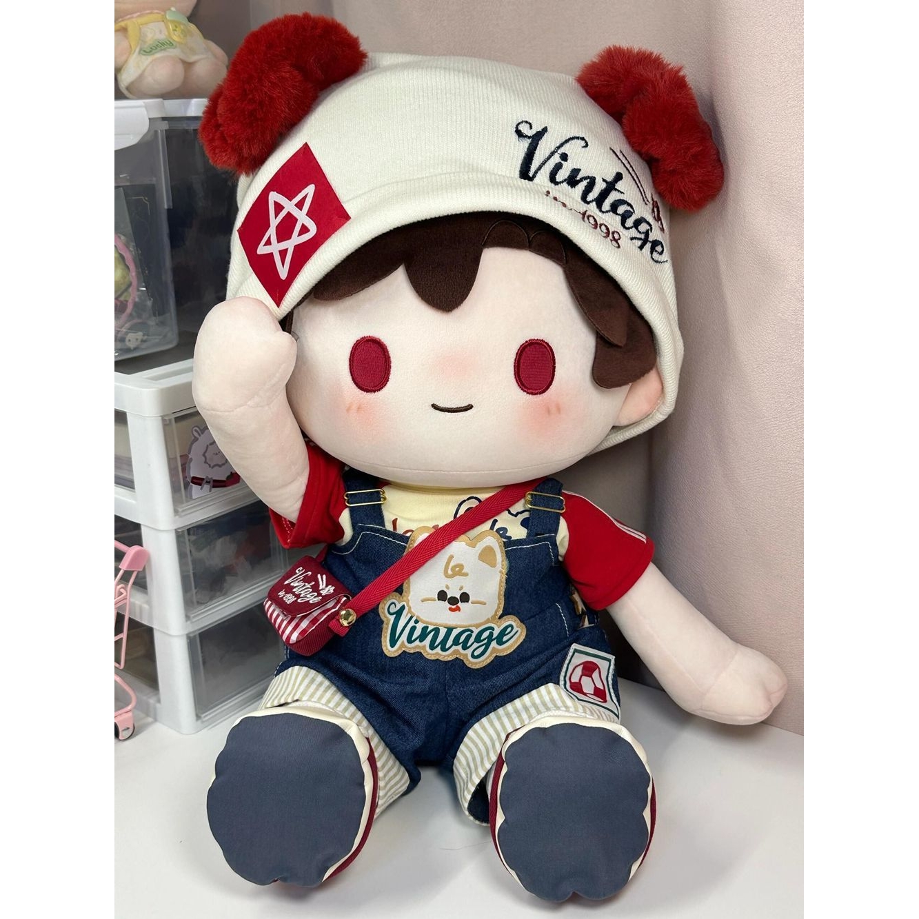 棉花娃娃40cm娃衣衣服一番赏可换装可爱毛绒公仔玩偶套装便宜玩具
