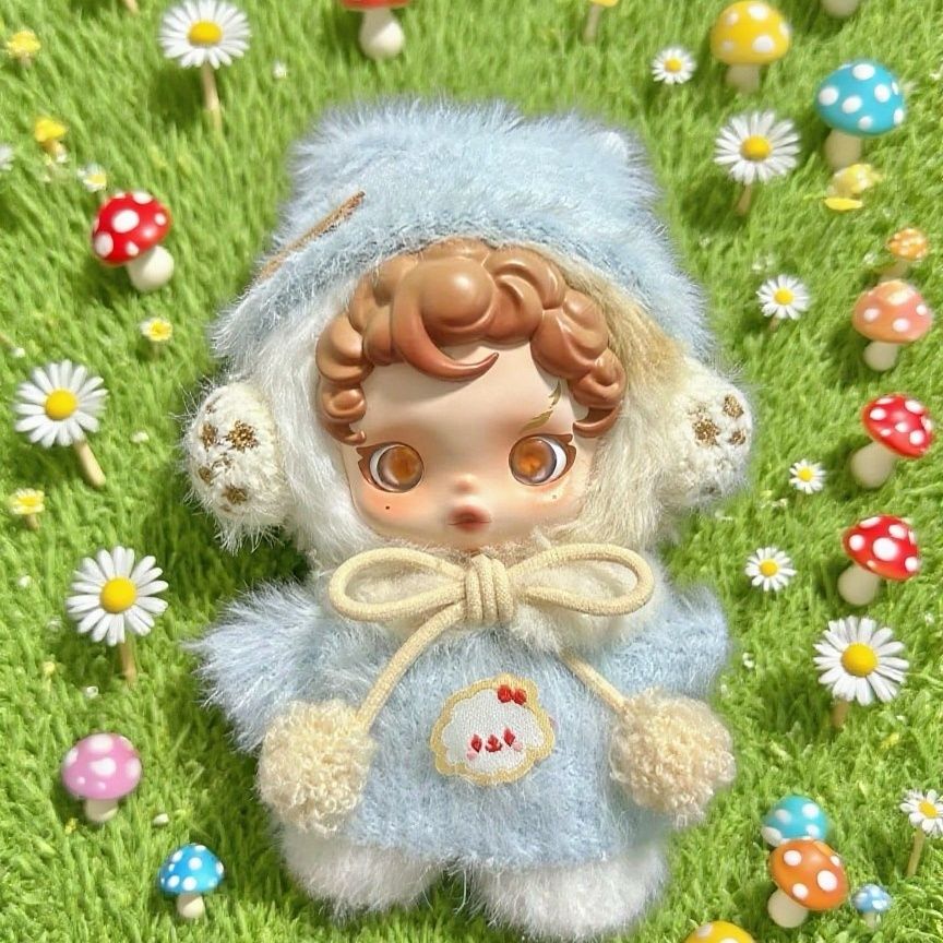 光织娃衣10cmsp小熊园蓝色温柔绵羊仙玩偶服冬日乐章不眠剧场抱抱