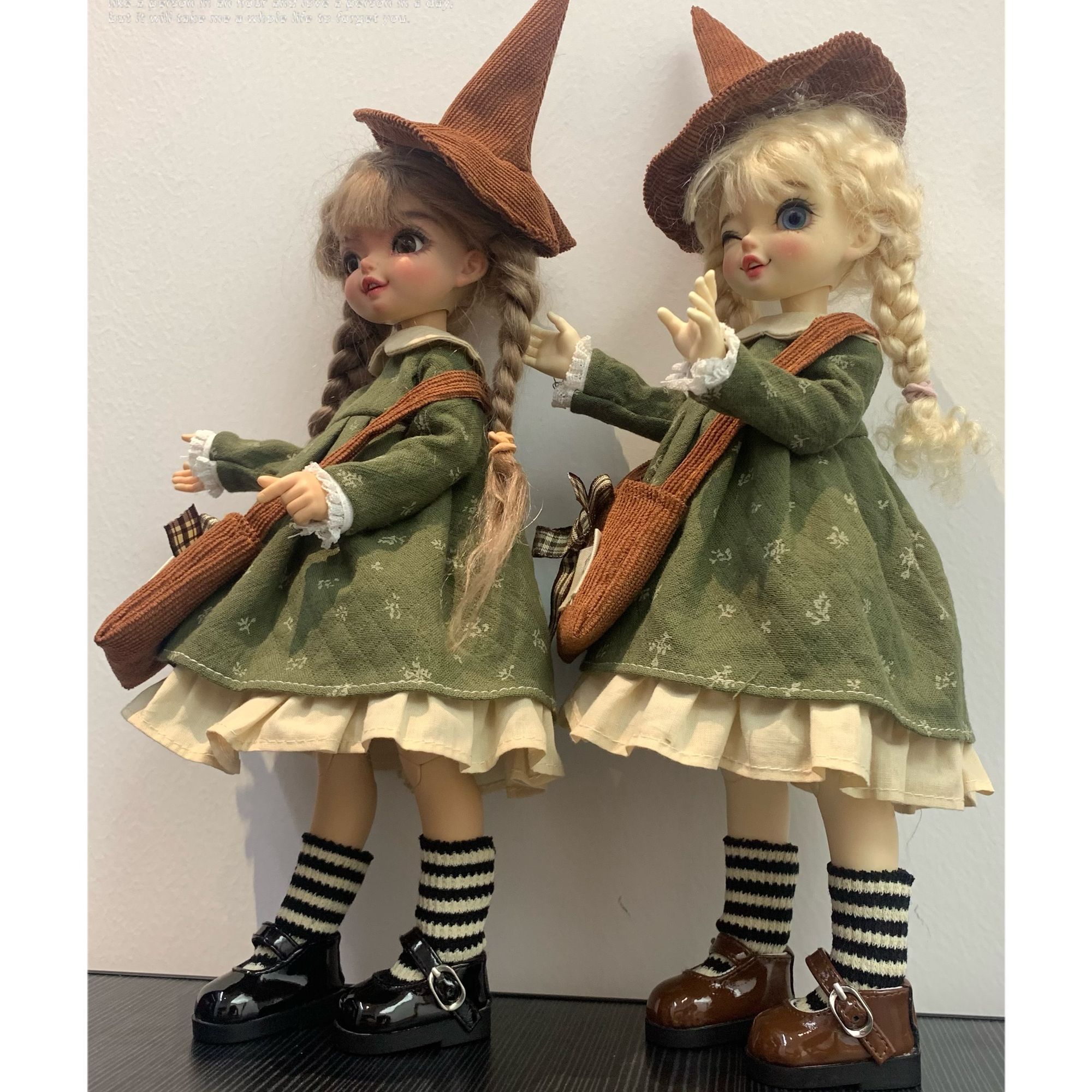 bjd娃衣新款冬款6分BJD休闲套装30厘米换装洋娃服妈妈玩偶