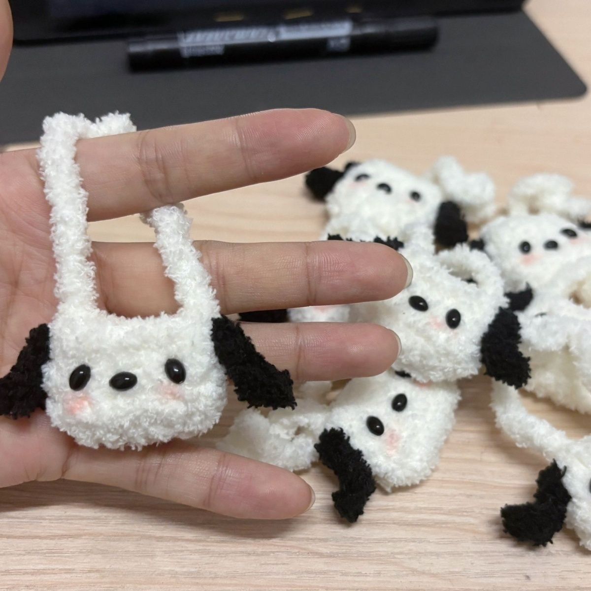 娃娃配饰小包6分bjd labubu 斜挎包钩针娃包