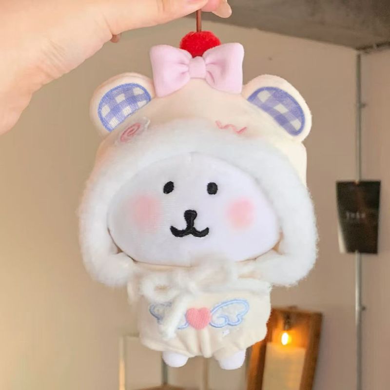 自嘲熊娃衣13cm10cm新品棉花娃服蛋糕正常体海星体换装