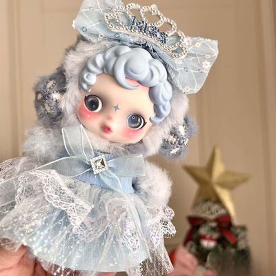 光织园娃衣SP系列二代搪胶服装冬日乐章SKULLPANDA毛绒晨露衣服