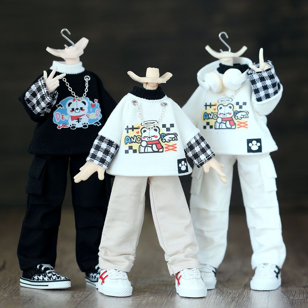 十二分娃衣ob11 大12分BJD北冥 阿巳2.0 3.0 万次出逃修罗丸 天使