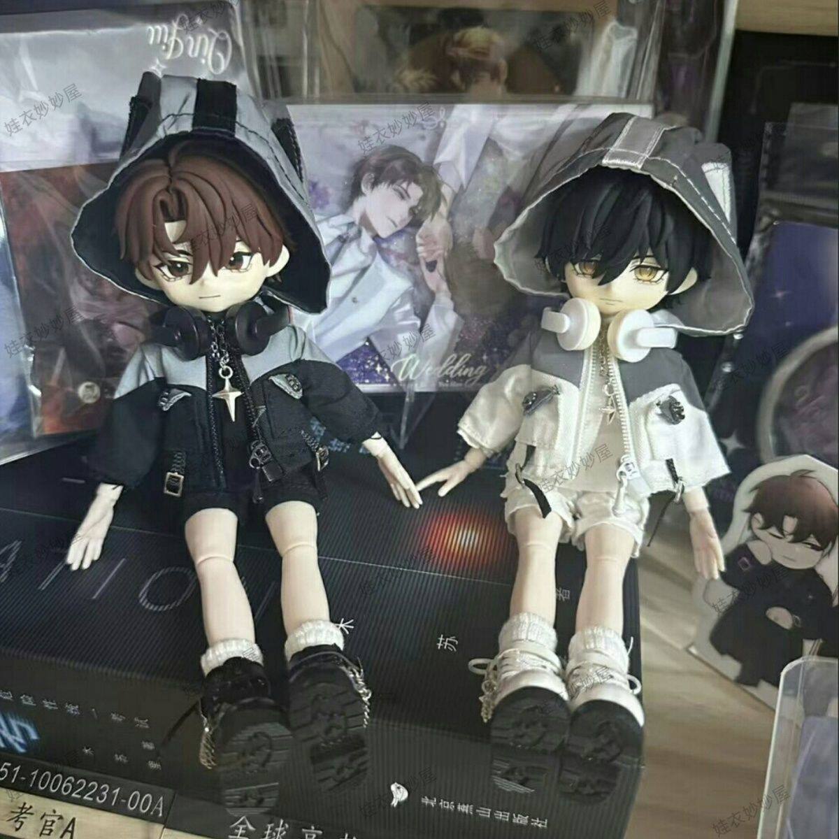 娃娃衣服 小怪兽镭射外套12分可穿阿巳BJD GSC YMY衣
