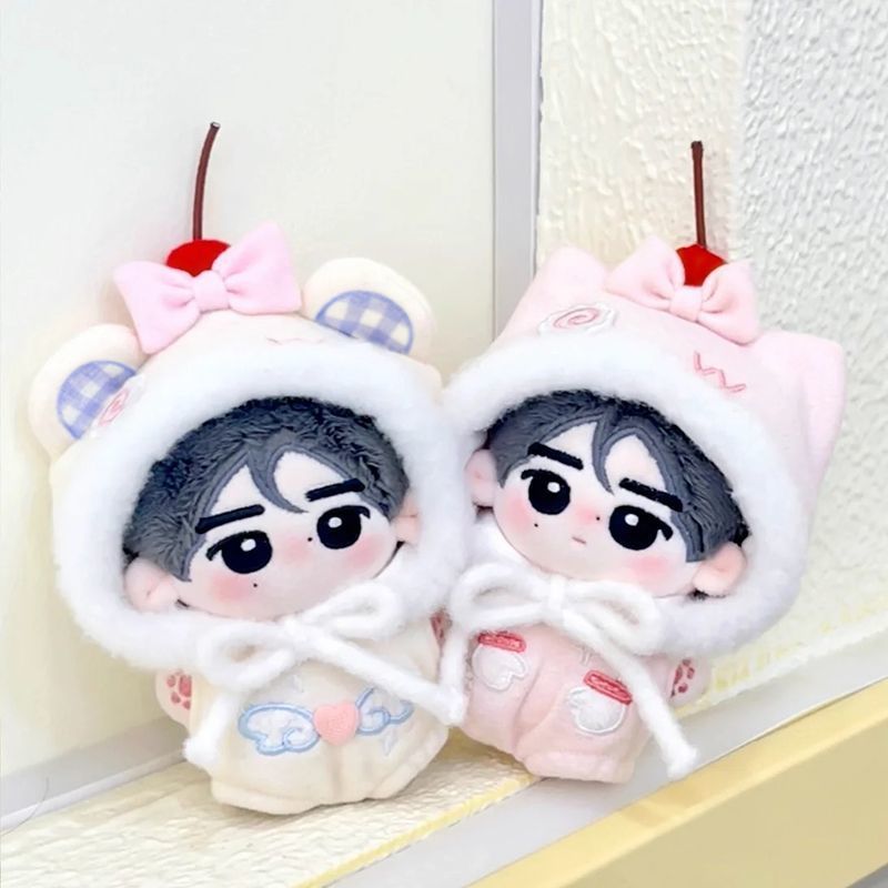 自嘲熊娃衣10cm蛋糕新品棉花娃服13cm正常体海星体换装