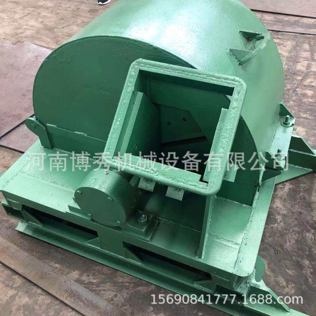 艾叶粉碎机 电动木屑锯末机 双进料口木材打片机 可移动作业