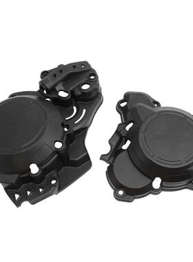 适用17-21KTM EXC /Husqvarna2T发动机左右保护盖壳越野摩托配件