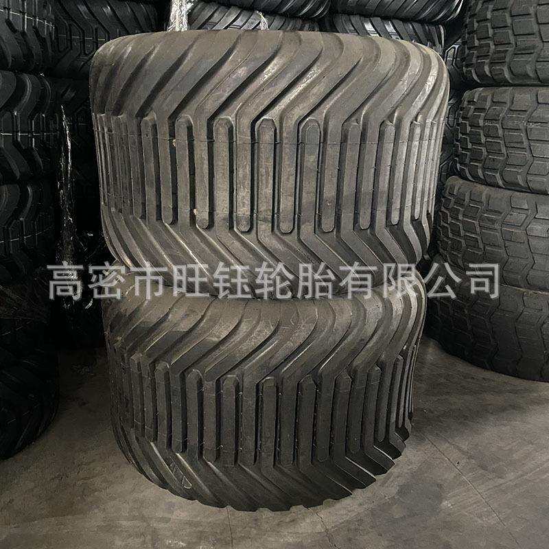 天力农用拖车运梁车800/45-26.5轮胎 人字林业宽基真空拖斗车轮胎