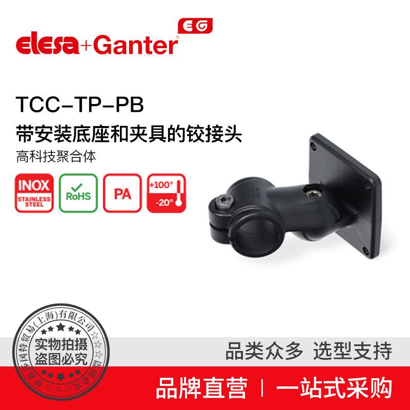 Elesa Ganter伊莉莎冈特 TCC-TP-PB 带安装底座和夹具的铰接头