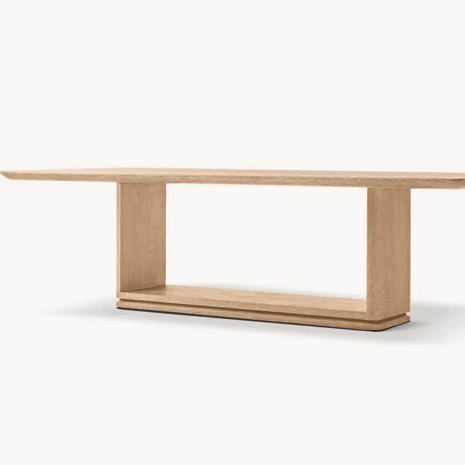 RH美式实木复古长桌餐桌椅组合别墅外贸出口别墅餐厅家具工厂直销