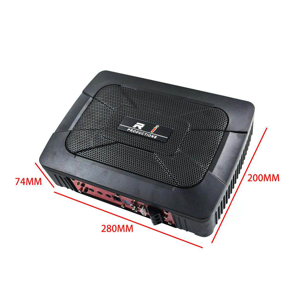 汽车音响超薄RCI6900 大功率超薄汽车低音炮12v低音车载音箱改装