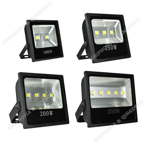 LED正方投光灯户外防水IP66泛光灯集成30W50W100W200W足瓦高亮款