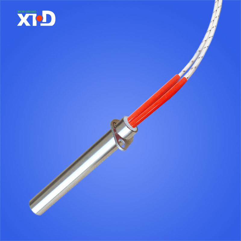 带法兰单头电热管 1000W加热棒大功率加热管 米思米筒式加热器