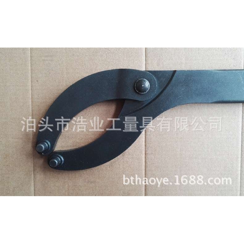 可调竖孔扳手18-40-80-125-200八字扳手AMF钩扳手铰接销子扳手