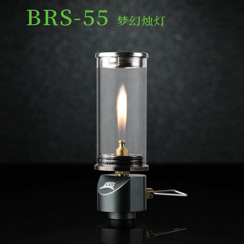 BRS-55无灯芯烛灯户外野营灯照明玻璃罩汽灯小巧浪漫烛灯露营
