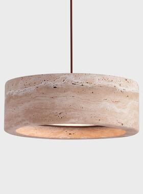 主卧室床头吊灯中古黄洞石全光谱LED小吊线灯玄关走廊