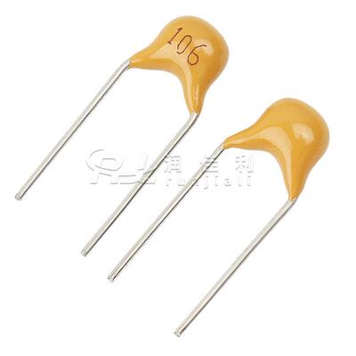 厂家直供 独石电容50V106K丝印106 10UF 10000NF 10%直插陶瓷电容