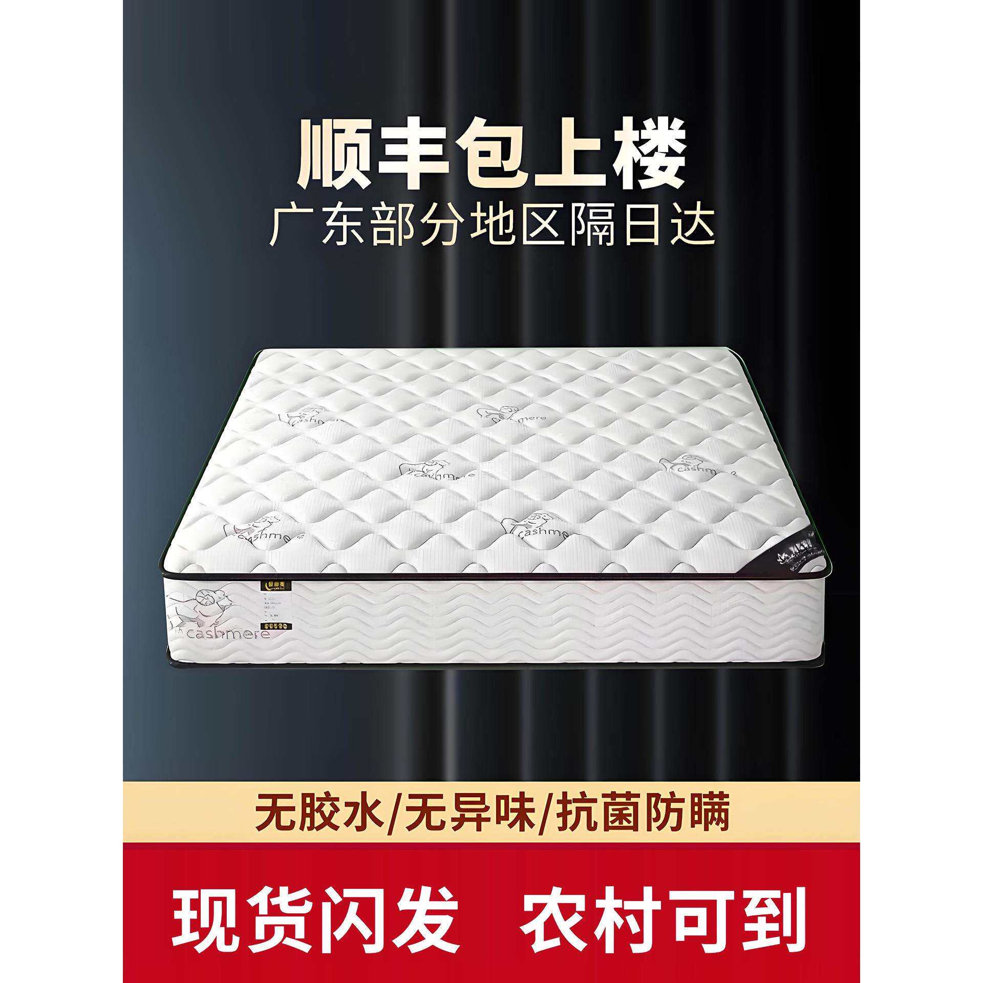 席梦思床垫软硬两用20cm经济型家用乳胶椰棕弹簧床垫租房酒店