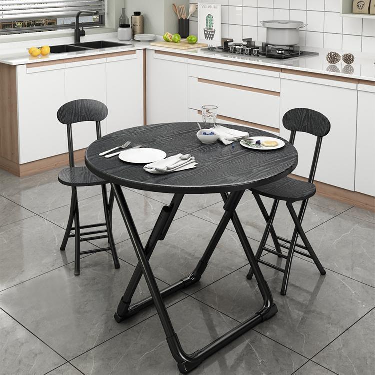 折叠桌小饭桌子简易餐桌阳台户外摆摊桌子家用小圆桌小户型便携桌