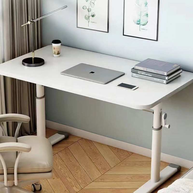 升降桌子电脑桌台式家用书写桌宿舍书桌学生写字办公手摇桌子桌子