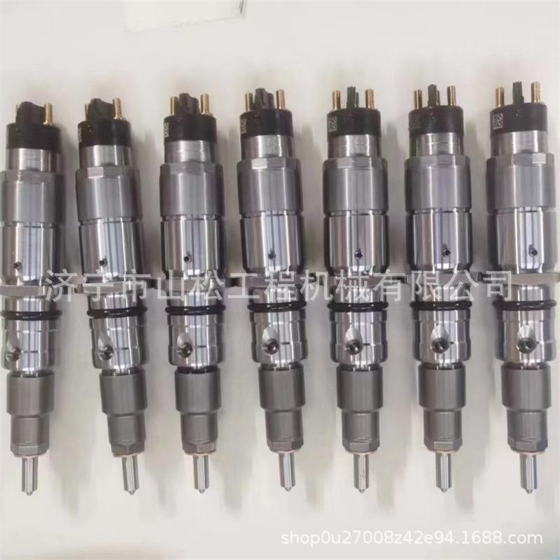 6755-11-3100喷油器总成PC200挖掘机发动机共轨喷油嘴0445120177