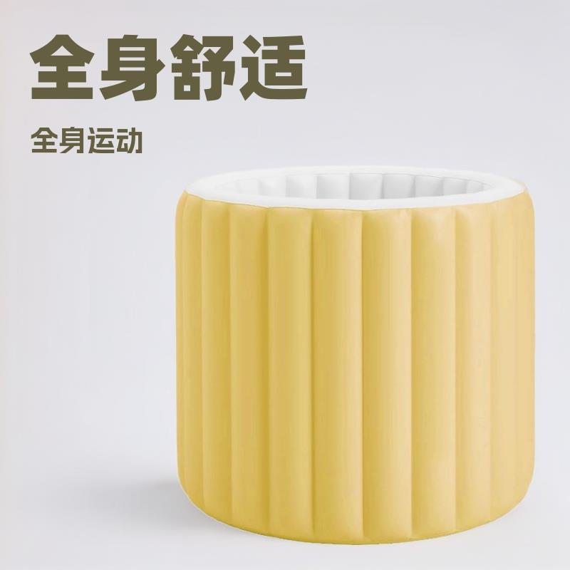 充气泡澡桶浴缸大人折叠洗澡桶家用成人泡浴桶全身坐浴盆儿童