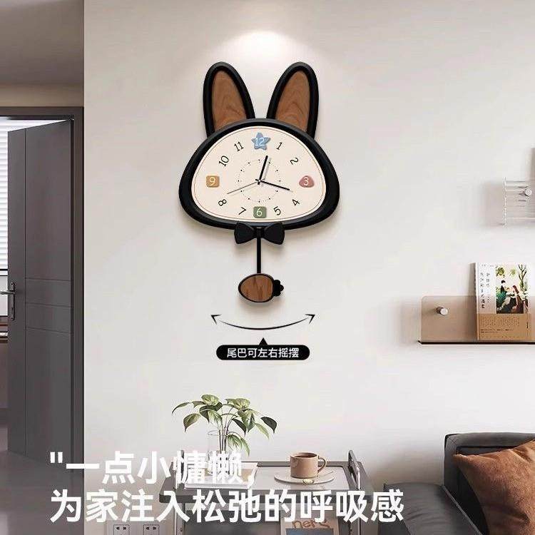 法式中古风表钟挂墙客厅猫咪餐桌时钟静音创意免打孔房间装饰钟表,电子元器件市场,其它元器件,淘宝优惠券,粉丝福利购,淘宝优惠卷