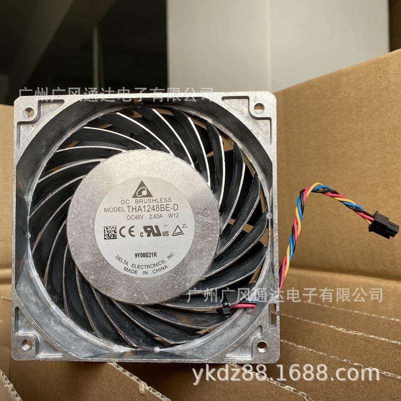 THA1248BE台达12038 48V金属框私服暴力高温机箱风机散热风扇