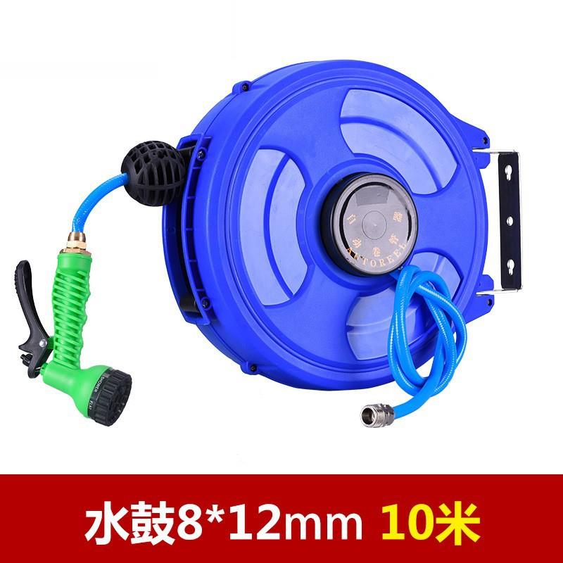 耐通自动收缩卷管器绕线盘10-20米洗车场专用水鼓泡沫鼓