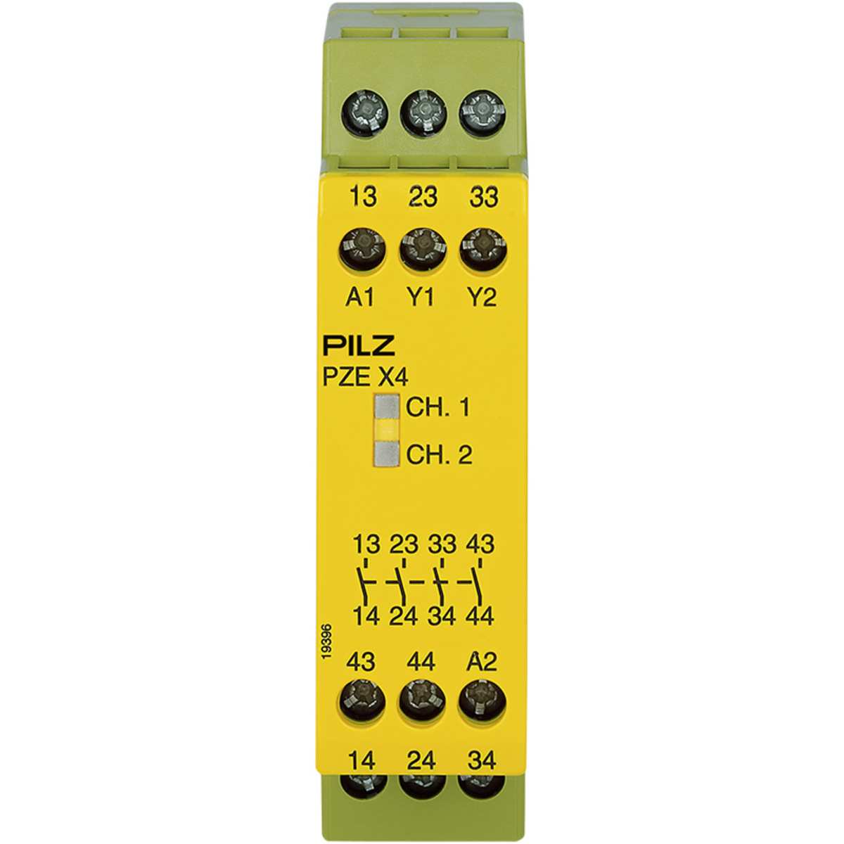 PILZ皮尔兹安全继电器 774585 PZE X4 24VDC 4n/o 触点扩展24 VDC