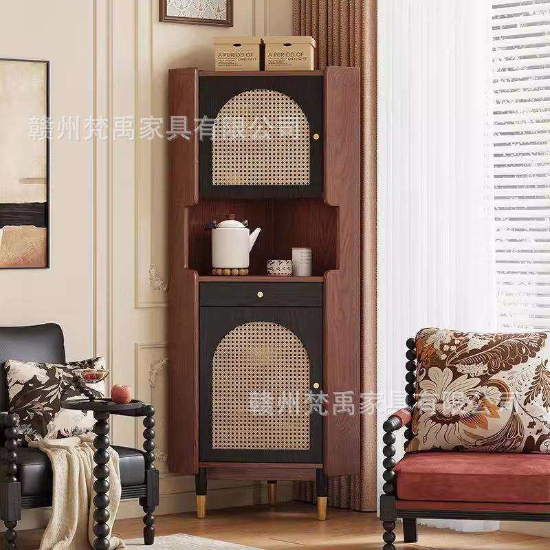 三角拐角边柜沙发角落收纳柜客厅储物柜转角置物架一体靠墙杂物柜,电子元器件市场,其它元器件,淘宝优惠券,粉丝福利购,淘宝优惠卷