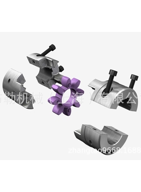 德国KTR绿色弹性体梅花联轴器ROTEX-GS28-64SHD -6.0-25-6.0-32