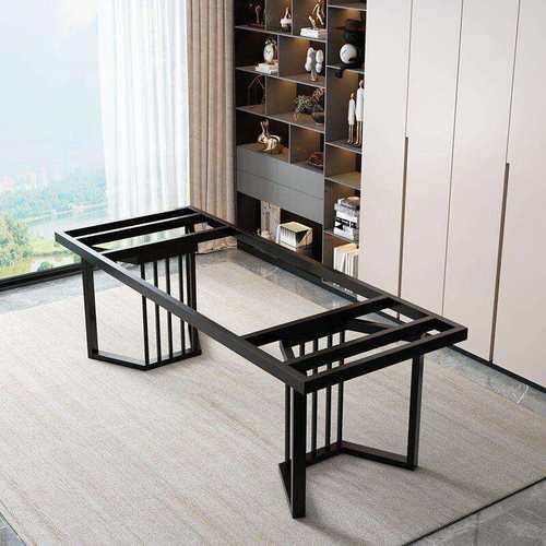 现货岩板桌腿支架不锈钢桌脚办公餐桌桌架大板茶桌底座大理石台脚