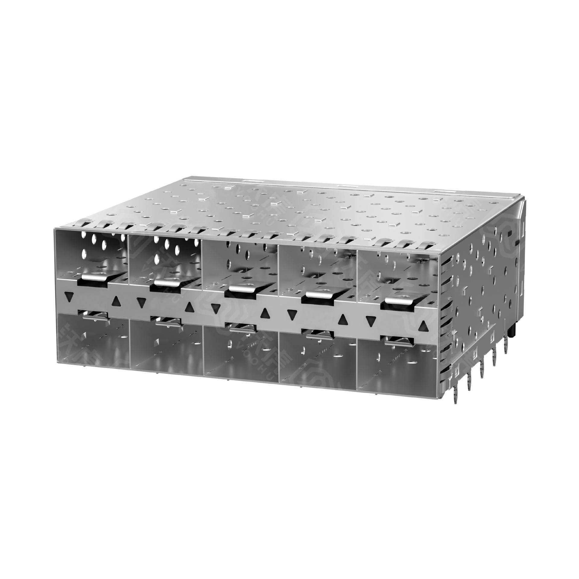 WHSFP05825D030 SFP2X5 外灯SFP CONNECTOR 压接脚镀金15u 连接