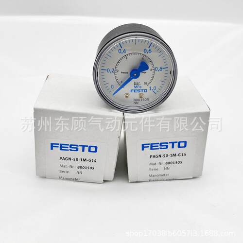 费斯托压力表PAGN-50-1M-G14 8001505