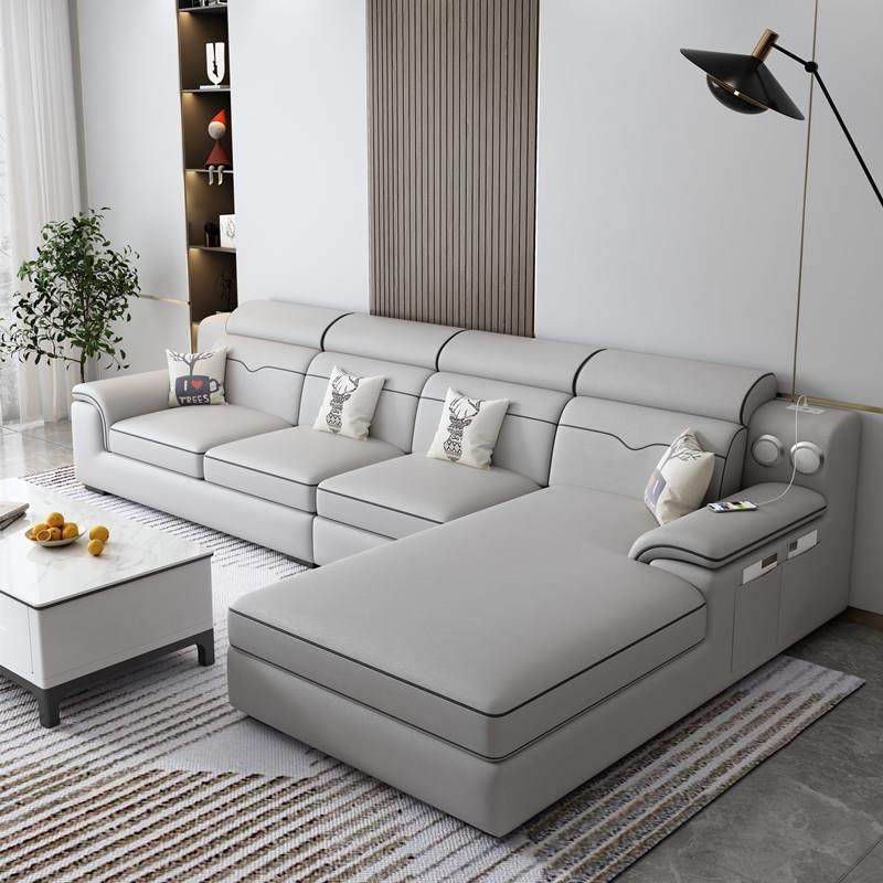 小户型科技布贵妃沙发现代家用简约转角客厅家具棉麻布艺沙发,3C数码配件,USB灯,淘宝优惠券,粉丝福利购,淘宝优惠卷