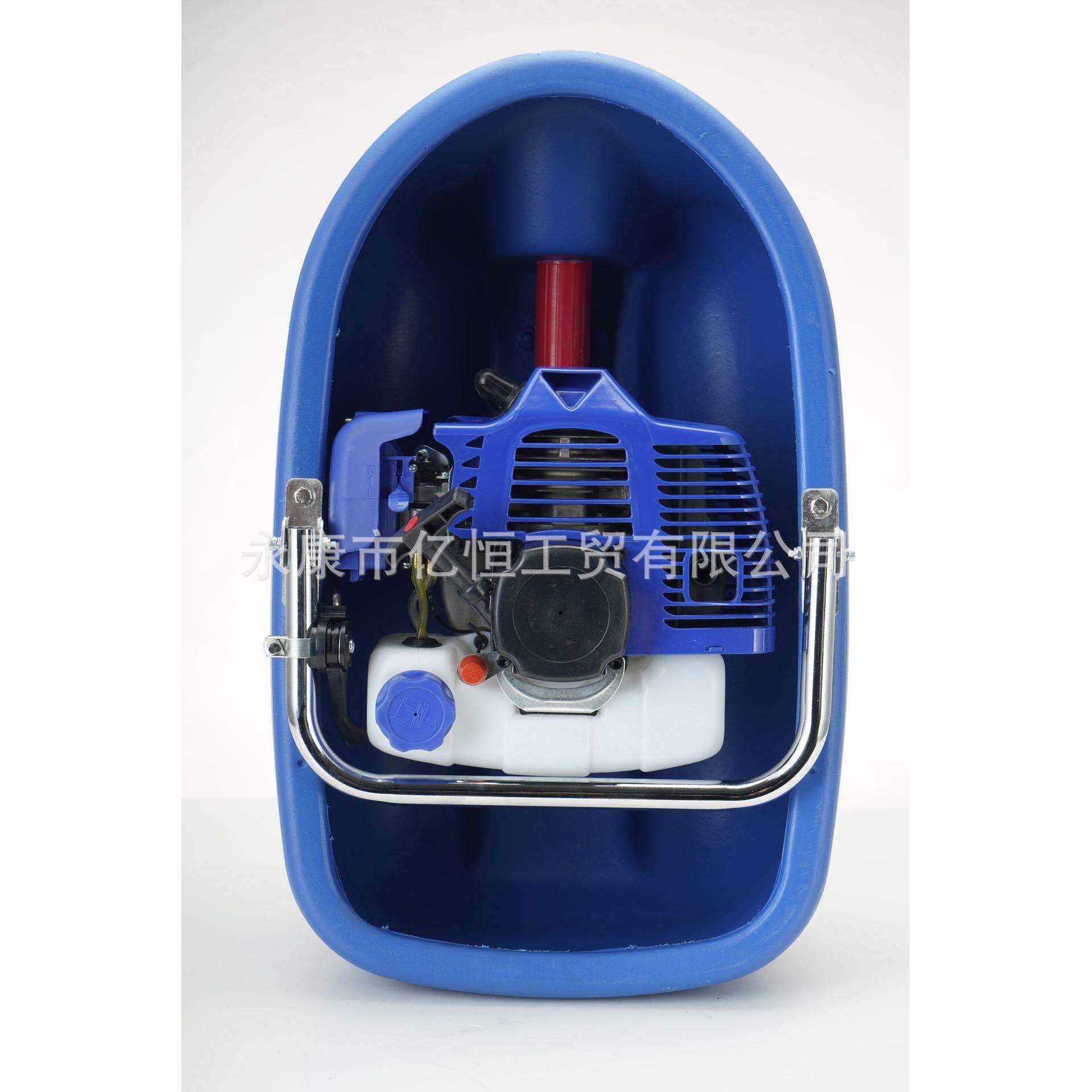 船式二冲程汽油抽水泵手提式漂浮式水泵农用喷灌机