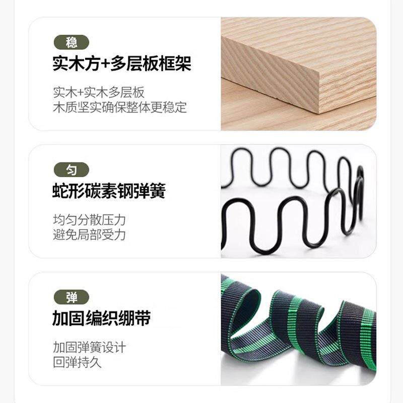 奶油风科技布沙发客厅小户型直排棉麻现代简约三人位猫抓皮出租房