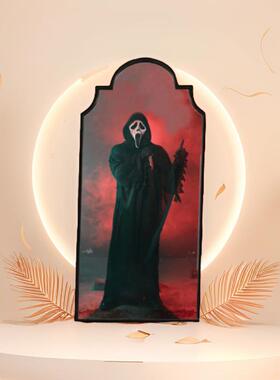 跨境新品Ghost Hologram Mirror 幽灵全息镜新奇尖叫鬼镜万圣节