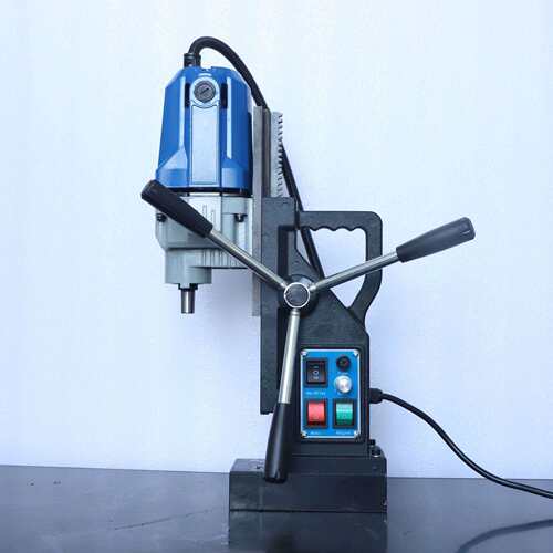 扬州三宝小型便携工业级磁座钻J1CD-13C磁力钻调速正反转台钻打孔