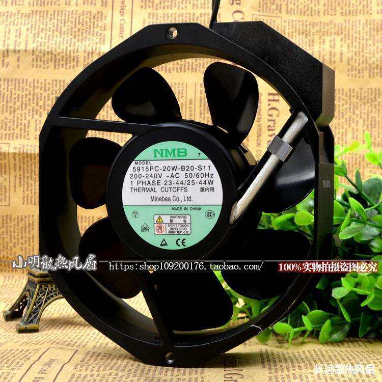 5915PC-20W-B20/B30 200VAC美蓓亚NMB MAT金属叶耐高温散热风扇