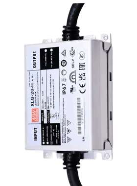 明纬电源 XLG-20-H 21W恒流LED驱动器MEANWELL