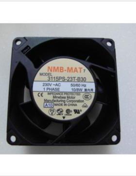 原装NMB美培亚风扇 3115PS-23T-B30 8038 230V 轴流风机