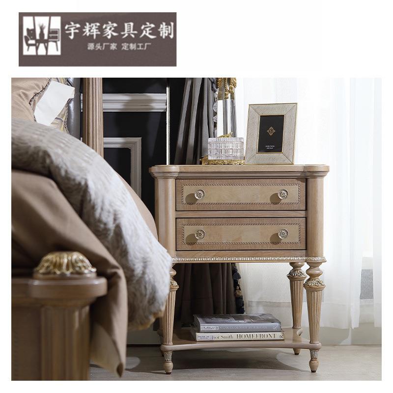 福溢家居意大利风翡冷翠系列欧式床头柜简约欧式床边柜卧室储物柜