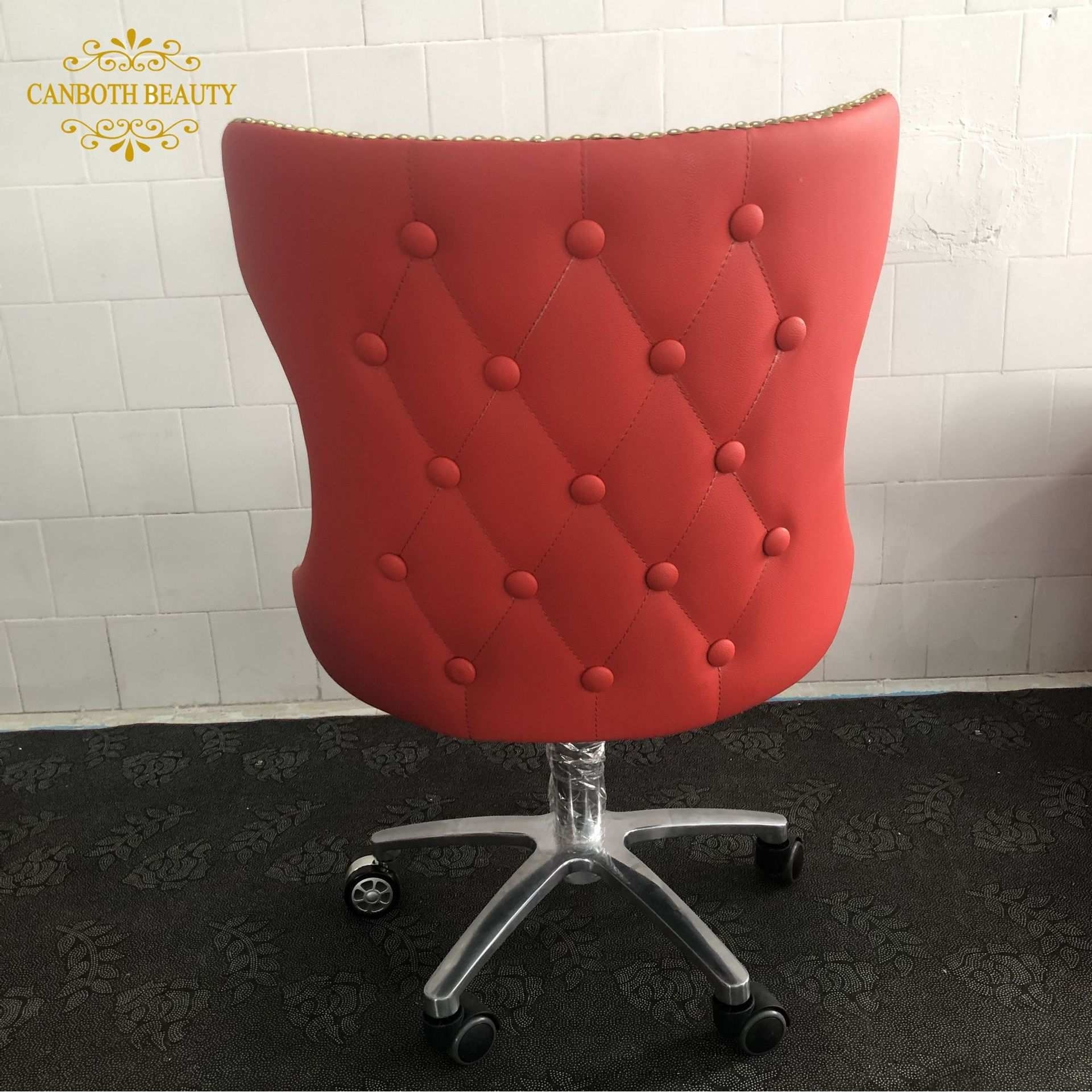 厂家直供皮革商用家具现代简约客户美甲理发椅家具可旋转可调节